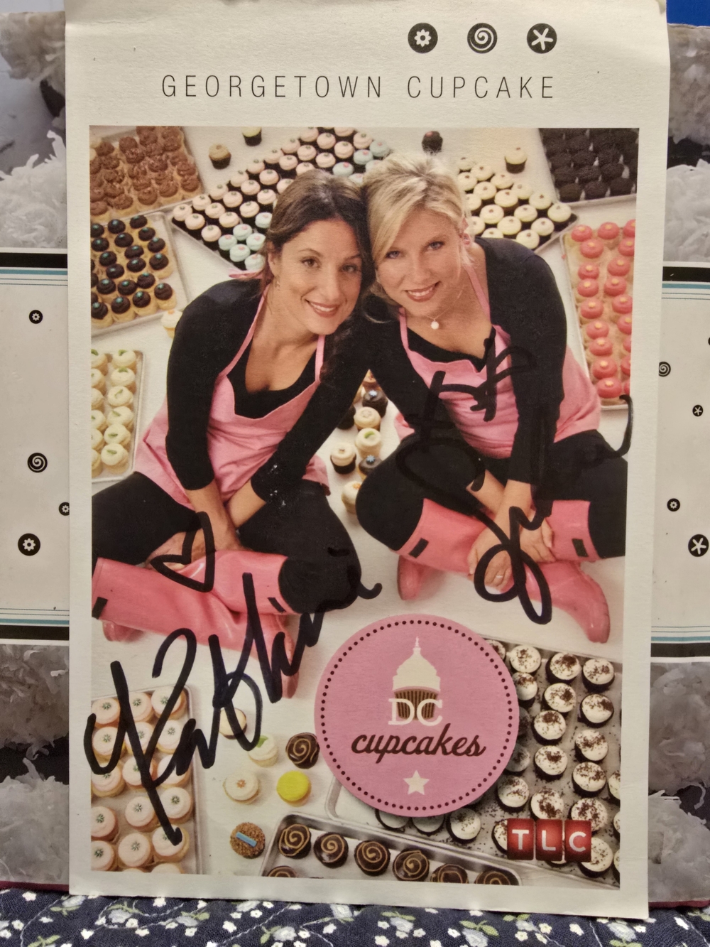 SIGNED The Cupcake Diaries Hardcover Cookbook - Georgetown Cupcake Sisters